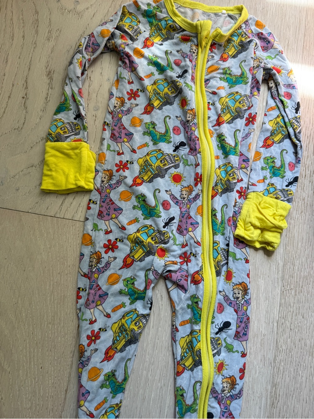 Bamboo Bliss Magic School Bus One-Piece Pajamas